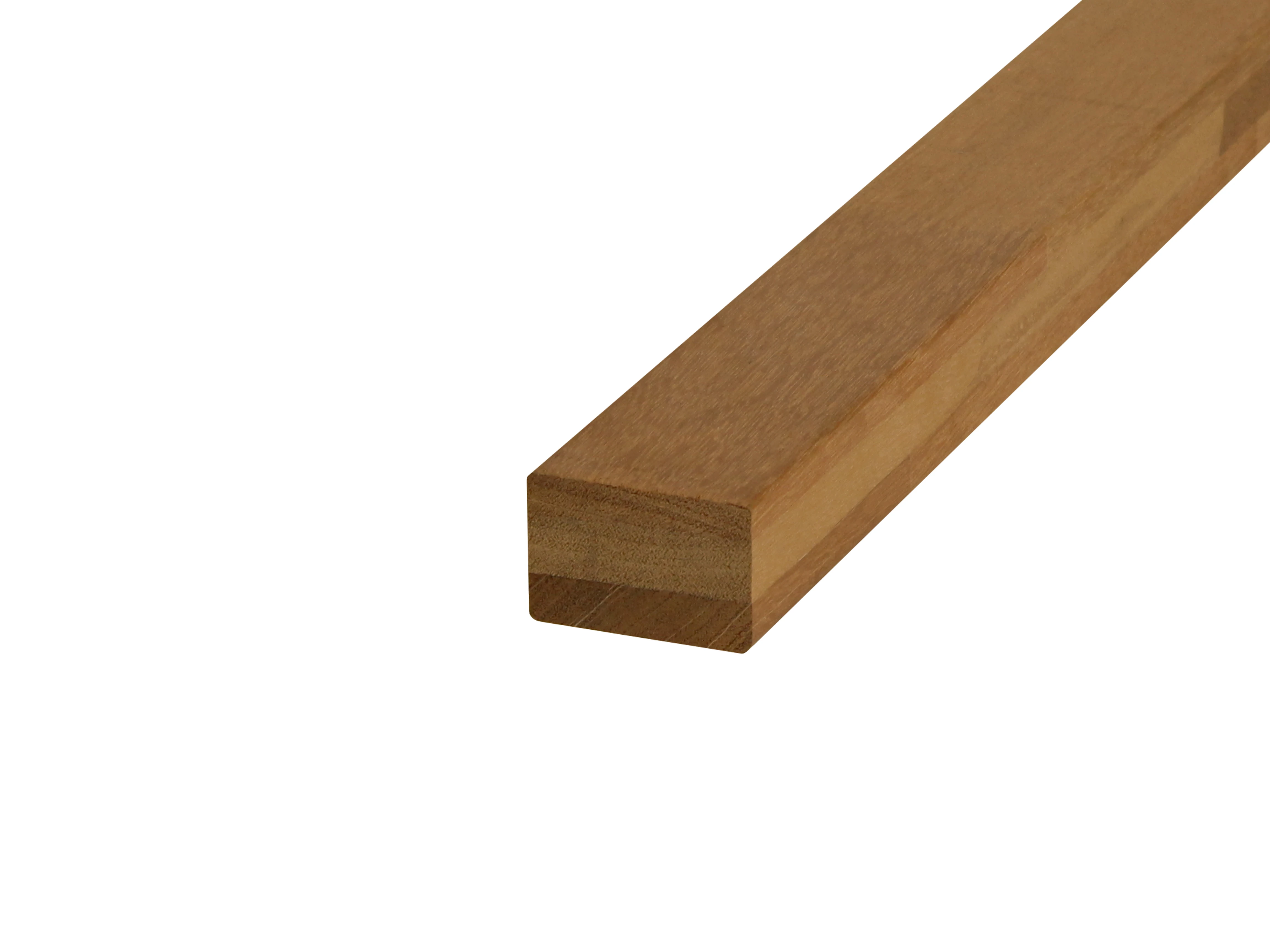 Hardhout Bankirai Regel 4 x 6 cm (40 x 60 mm) Gelamineerd - Lengte 590 cm - Afbeelding 2